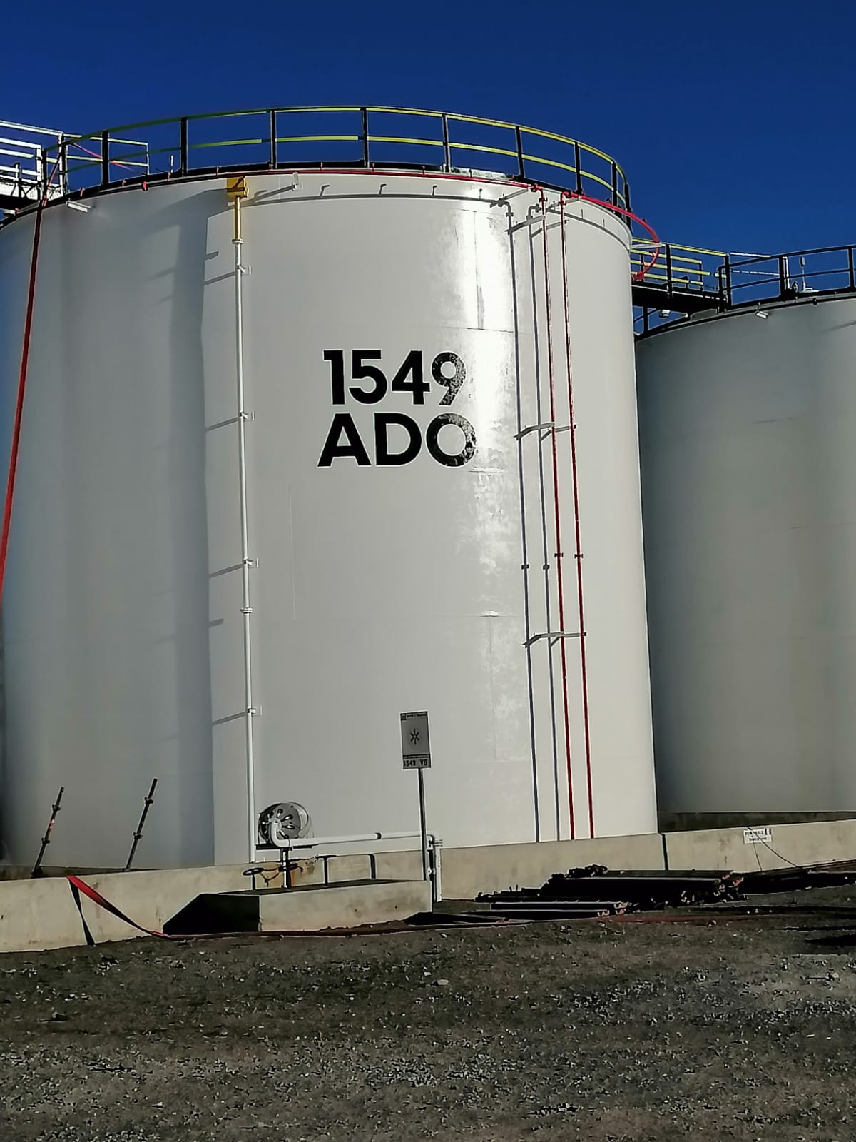 Botswana tank coating refurbishment